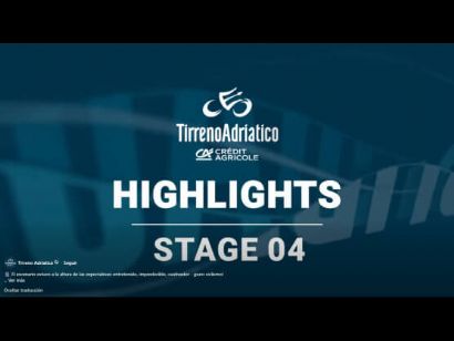 V�deo resumen de la 4� etapa de la Tirreno-Adri�tico 2026
