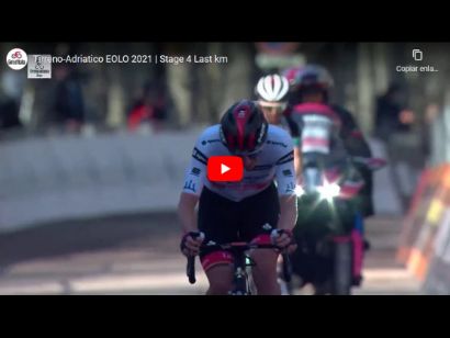 Tirreno-Adriático 2021: Vídeo del último kilómetro de la etapa 4