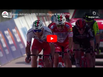Tirreno-Adriático 2020: Vídeo resumen de la etapa 6