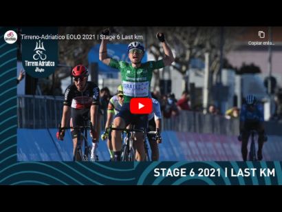 Tirreno-Adriático 2021: Vídeo del último kilómetro de la etapa 6