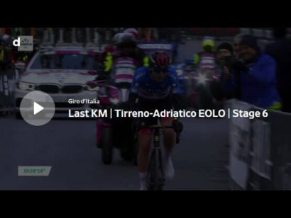 Tirreno-Adriático 2022: Vídeo del último kilómetro de la etapa 6