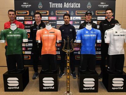 Tirreno-Adriático 2019: Equipos, corredores y dorsales