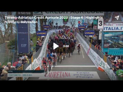 Tirreno-Adriático 2023: Vídeo resumen de la etapa 4
