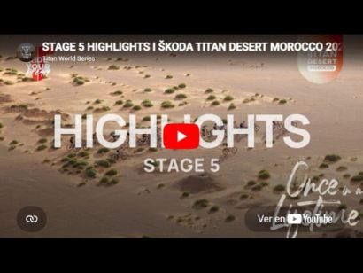 V�deo resumen de la 5� etapa de la Titan Desert Marruecos 2026