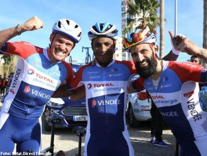 Manzin y Terpstra, al frente del Total-Direct Energie en la Clásica de Almería