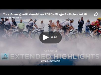 V�deo resumen de la 4� etapa del Tour Auvernia-R�dano-Alpes 2026