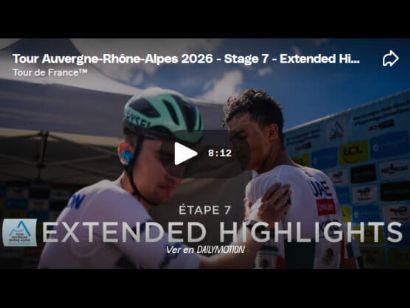 V�deo resumen de la 7� etapa del Tour Auvernia-R�dano-Alpes 2026