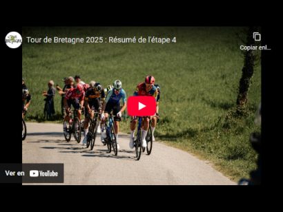 Vídeo resumen de la 4ª etapa del Tour de Bretaña 2025