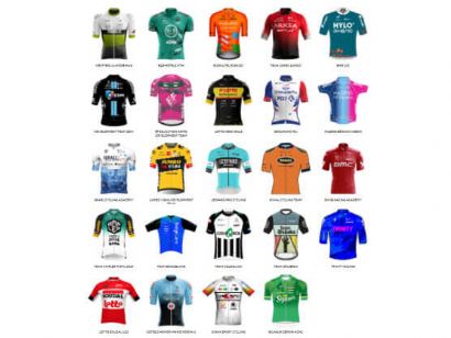 Listado oficial de ciclistas inscritos en el Tour de Bretaña 2022
