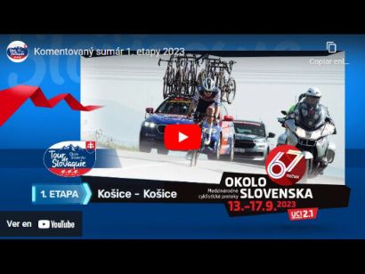 Tour de Eslovaquia 2023: Vdeo resumen de la 1 etapa