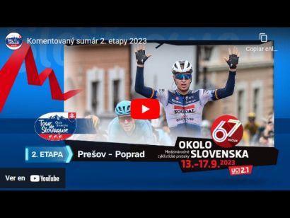 Tour de Eslovaquia 2023: Vdeo resumen de la 2 etapa