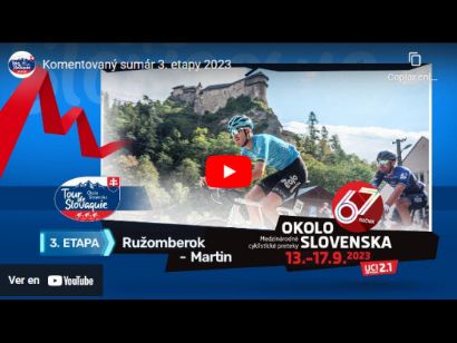 Tour de Eslovaquia 2023: Vdeo resumen de la 3 etapa