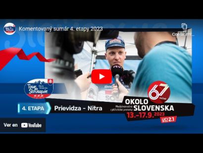 Tour de Eslovaquia 2023: Vdeo resumen de la 4 etapa