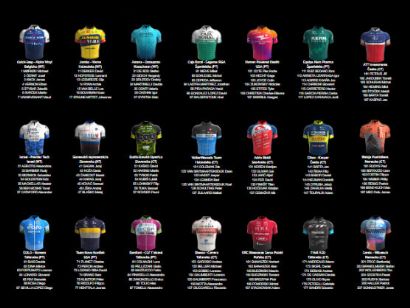 Listado oficial de ciclistas inscritos en el Tour de Eslovaquia 2022