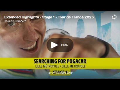 Vídeo resumen de la 1ª etapa del Tour de Francia 2025