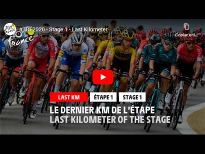 Tour de Francia 2020: Vídeo del último kilómetro de la etapa 1