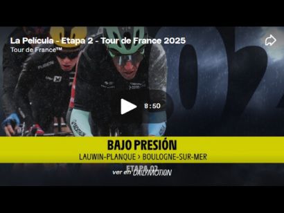 Vídeo resumen de la 2ª etapa del Tour de Francia 2025