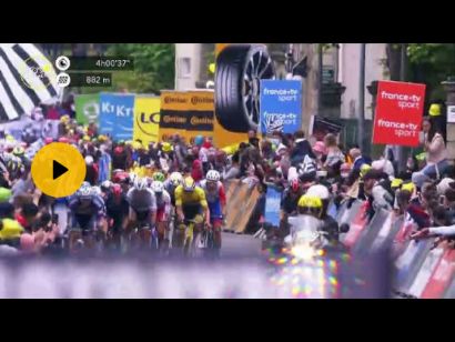 Tour de Francia 2021: Vídeo del último kilómetro de la etapa 3