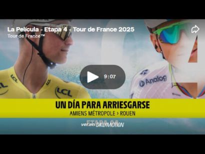 Vídeo resumen de la 4ª etapa del Tour de Francia 2025