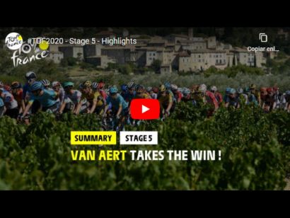 Tour de Francia 2020: Vídeo resumen de la etapa 5
