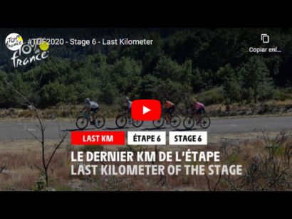 Tour de Francia 2020: Vídeo del último kilómetro de la etapa 6