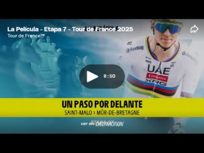 Vídeo resumen de la 7ª etapa del Tour de Francia 2025