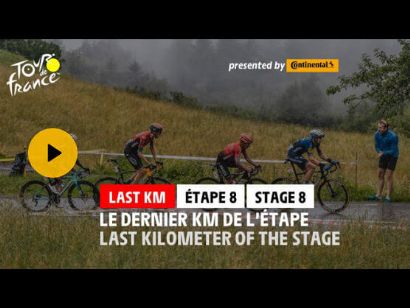 Tour de Francia 2021: Vídeo del último kilómetro de la etapa 8