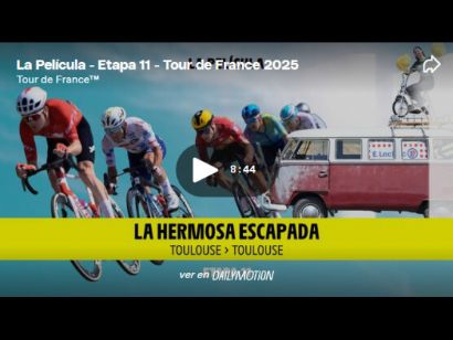 Vídeo resumen de la 11ª etapa del Tour de Francia 2025