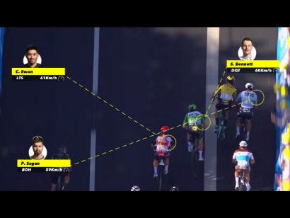 Tour de Francia: Peter Sagan, sancionado por su maniobra en el sprint [Vdeo]