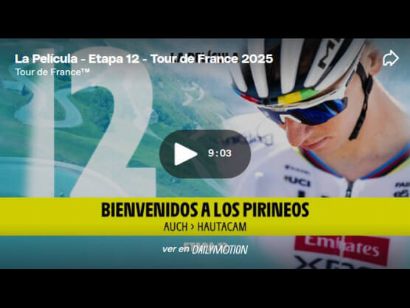 Vídeo resumen de la 12ª etapa del Tour de Francia 2025