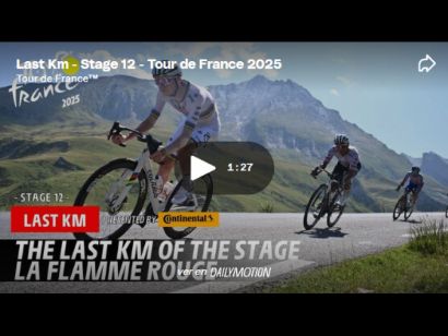 Vídeo del último kilómetro de la 12ª etapa del Tour de Francia ¡Exhibición de Pogacar!