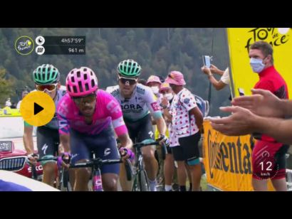 Tour de Francia 2020: Vídeo del último kilómetro de la etapa 13