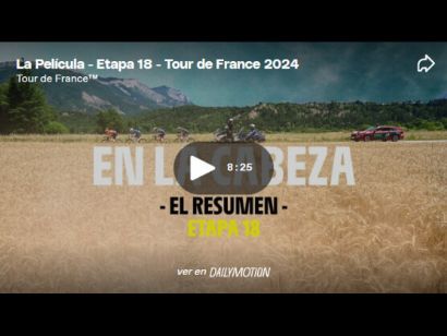 Vídeo resumen de la 18ª etapa del Tour de Francia 2024
