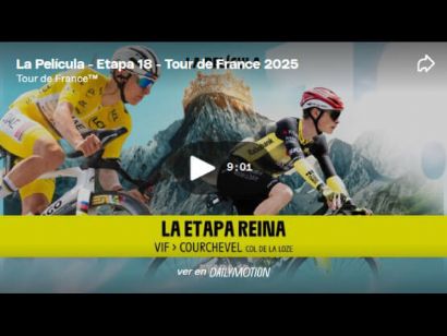 Vídeo resumen de la 18ª etapa del Tour de Francia 2025