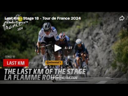 Tour de Francia 2024: Vídeo del último kilómetro de la 18ª etapa ¡Grande Campenaerts!