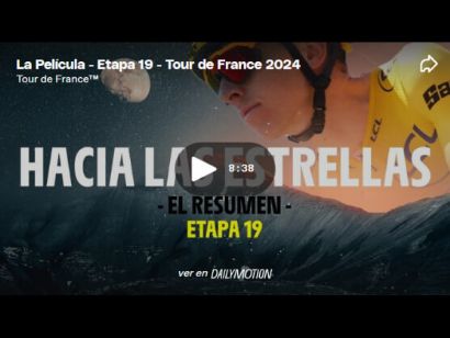 Vídeo resumen de la 19ª etapa del Tour de Francia 2024