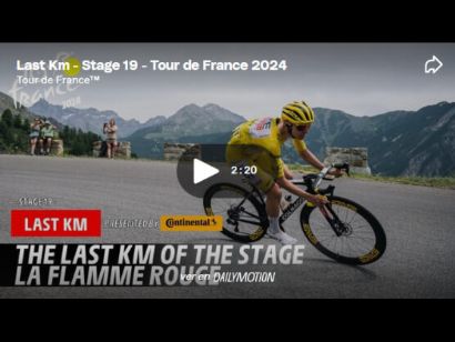 Tour de Francia 2024: Vídeo del último kilómetro de la 19ª etapa ¡Cuarta de Pogacar!