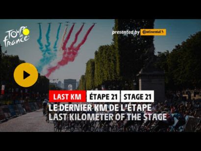 Tour de Francia 2021: Vídeo del último kilómetro de la etapa 21