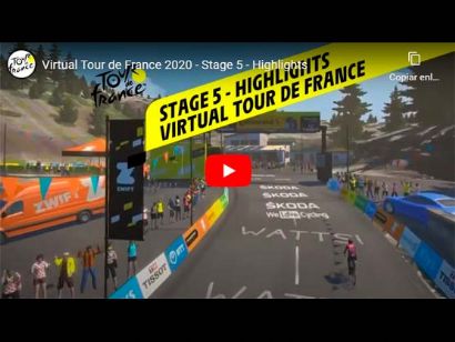 Tour de Francia Virtual: Vídeo resumen de la etapa 5