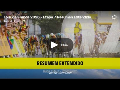 V�deo resumen de la 7� etapa del Tour de Francia 2026