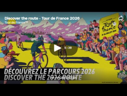 Vdeo presentacin del recorrido del Tour de Francia 2026