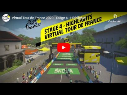 Tour de Francia Virtual: Vídeo resumen de la etapa 4