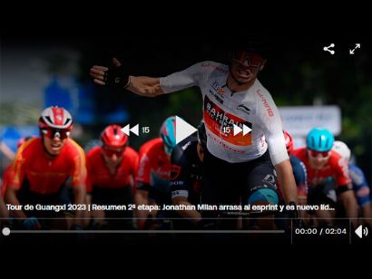 Tour de Guangxi 2023: Vídeo del último kilómetro de la segunda etapa