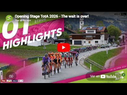 V�deo resumen de la 1� etapa del Tour de los Alpes 2026