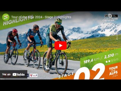 Tour de los Alpes 2024: Vídeo resumen de la segunda etapa