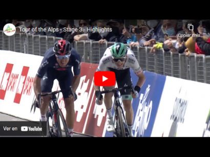 Tour de los Alpes 2021: Vídeo resumen de la etapa 3