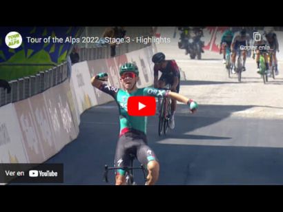 Tour de los Alpes 2022: Vídeo resumen de la etapa 3