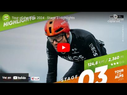 Tour de los Alpes 2024: Vídeo resumen de la tercera etapa