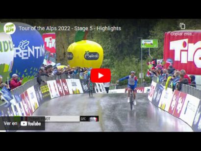 Tour de los Alpes 2022: Vídeo resumen de la etapa 5 (última)