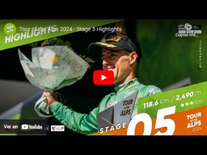 Tour de los Alpes 2024: Vídeo resumen de la quinta y última etapa